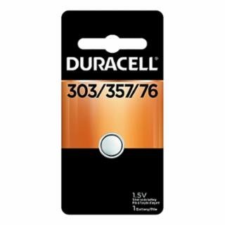 Watch/Electronic Battery, Silver Oxide, 1.5V, 357/303 - Duracell
