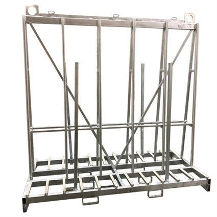 Weha Large Double Sided A frame Transport Cart 96" x 43" x 68" Weha