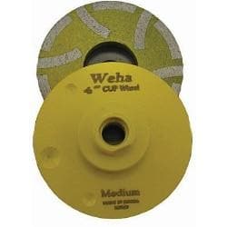 Weha Resin Fill Cupwheel 7681 Weha Yellow Medium