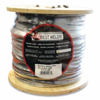 Welding Cable, 1/0 AWG, 250 ft Reel, Black - Best Welds
