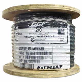 Welding Cable, 2/0 AWG, 250 ft Reel, Black - Best Welds
