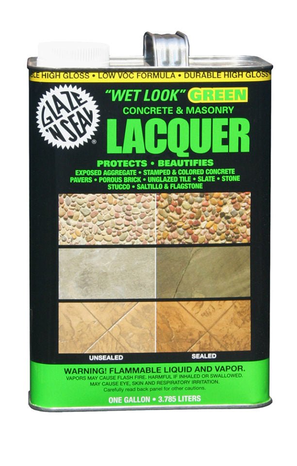 Wet Look Lacquer Green 113 Glaze 'N Seal 1 Gallon