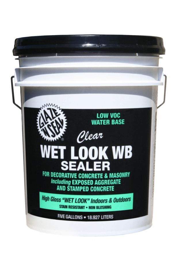 Wet Look Water Base Sealer 174 Glaze 'N Seal 5 Gallon