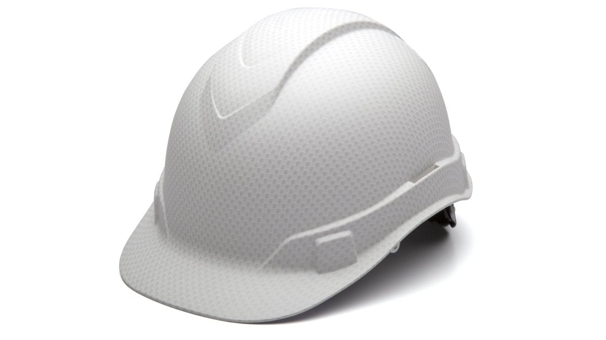 White Ridgeline Cap Style Hard Hat - graphite Pyramex