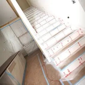 White Top Construction Flooring Paper Trimaco