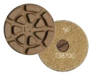 WS Ceramics 2" Medium Bond ( Set of 9 ) 114905 Diamond Products 50 Grit