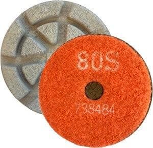 WS Ceramics 3" Soft Bond (Set of 9) 114178 Diamond Products 50 Grit