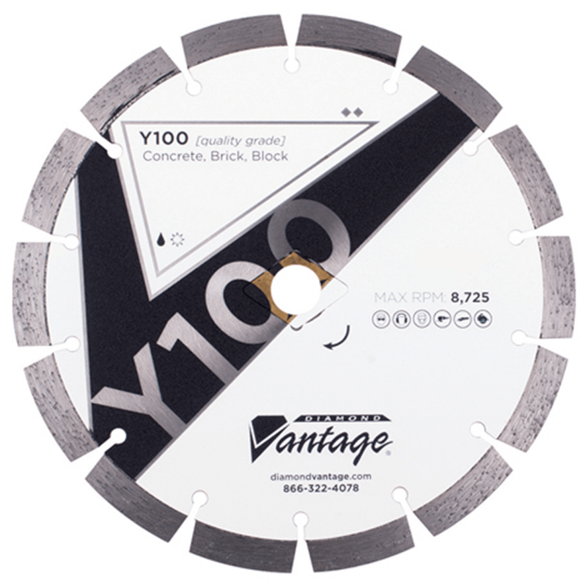 Y100 General Purpose - 6" Diameter - Diamond Vantage