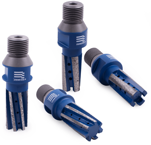 Zenesis Finger Bits ZFBS02040A4 Zenesis 20mm x 1-5/8" x 1/2" Gas, 4 seg (40L-7W-3.5T)