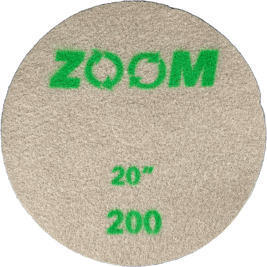 ZOOM Diamond Impregnated Pads FP-ZM-20DIP0200 Stone Pro 20" 200