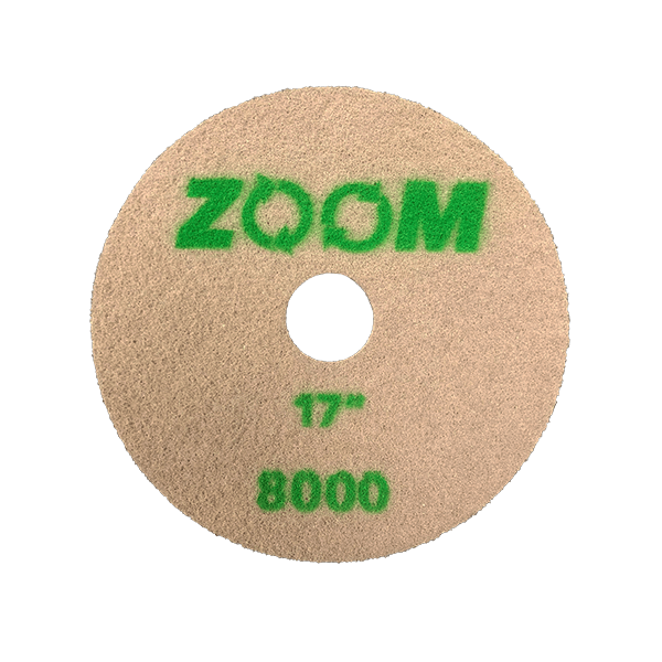 ZOOM Diamond Impregnated Pads FP-ZM-17DIP8000 Stone Pro 17" 8000