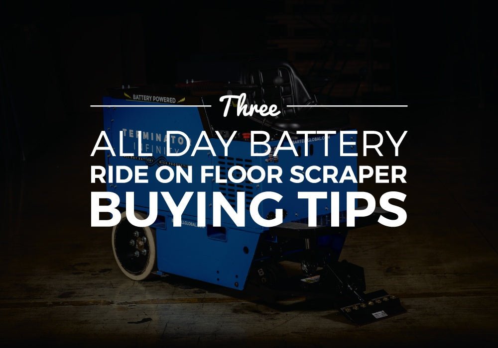 3 ALL-DAY BATTERY RIDE-ON FLOOR SCRAPER BUYING TIPS - Diamond Tool Store