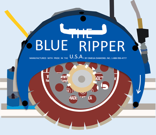 All About the Blue Ripper Rail Saw - Diamond Tool Store
