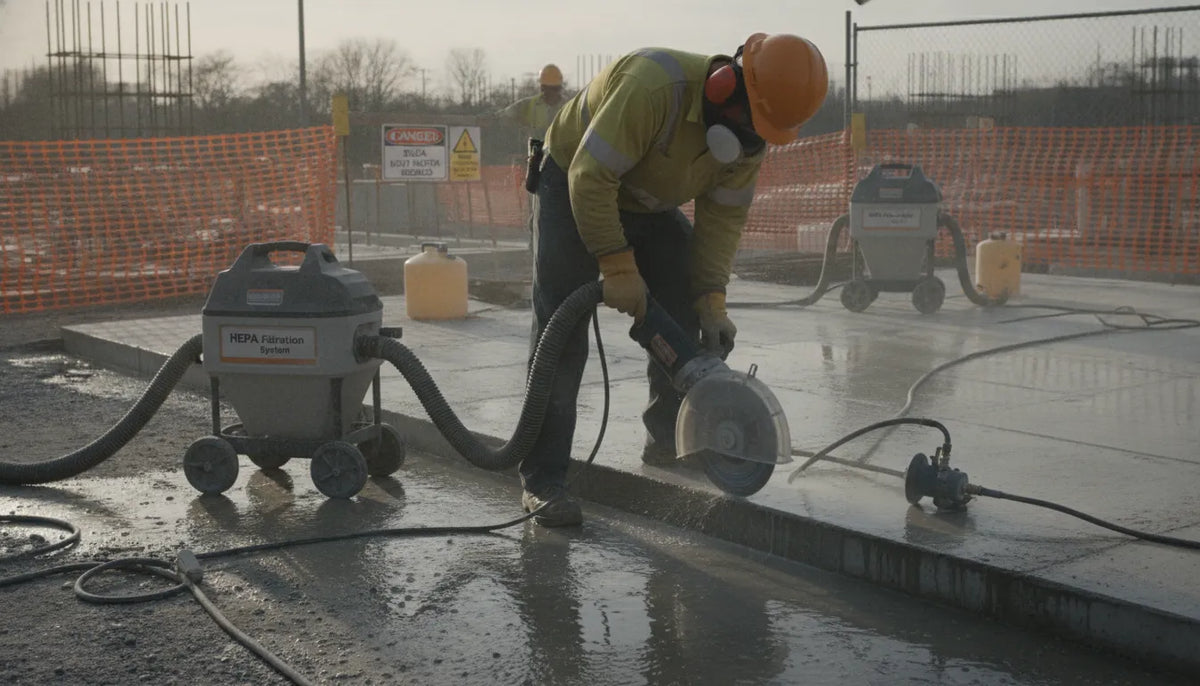 Concrete Dust Management: Safety Equipment and OSHA Guidance