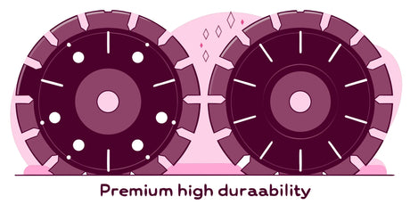 premium high durability diamond blade for hard materials