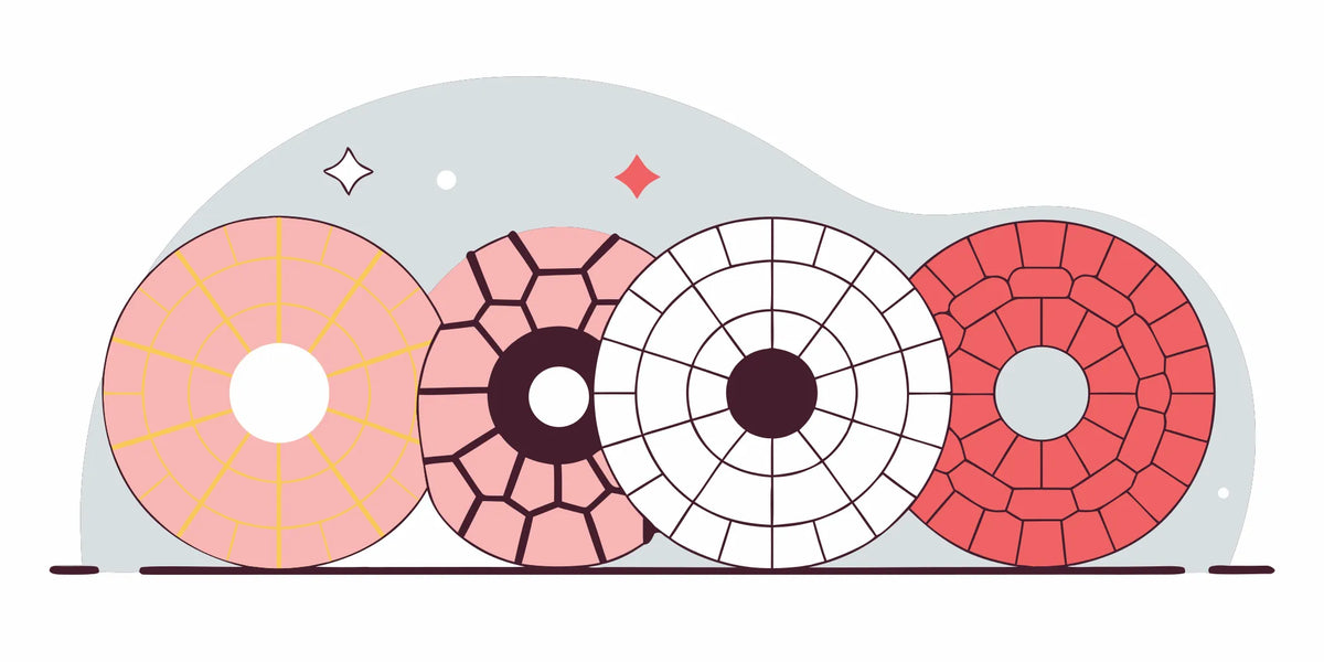 professional stone care polishing pads for marble finishing