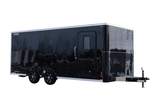 Trailmaster Flat Front 8.5 Aluminum Enclosed Cargo Trailer Legend Trailers