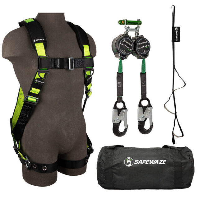 PRO Bag Kit: FS185 Harness, 018-5025 SRL, FS902 Trauma, FS8150 Bag Safewaze
