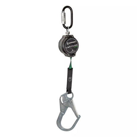 Latitude Pro 7' Single Web SRL-P: Triple Lock Carabiner, Hook 018-5010 Safewaze Rebar