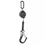 Latitude Pro 7' Single Web SRL-P: Triple Lock Carabiner, Hook 018-5011 Safewaze Alu Rebar