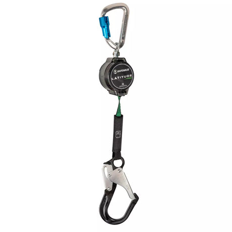 Latitude Pro 7′ Single Web SRL-P: Alu Carabiner 018-5015 Safewaze Alu Rebar