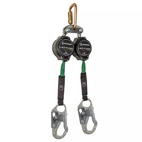Latitude Pro 7′ Dual Web SRL-P: FS-EX313, Carabiner 018-5016 Safewaze Snap