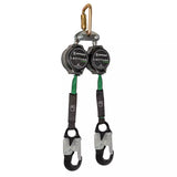Latitude Pro 7′ Dual Web SRL-P: FS-EX313, Carabiner 018-5017 Safewaze Alu Snap