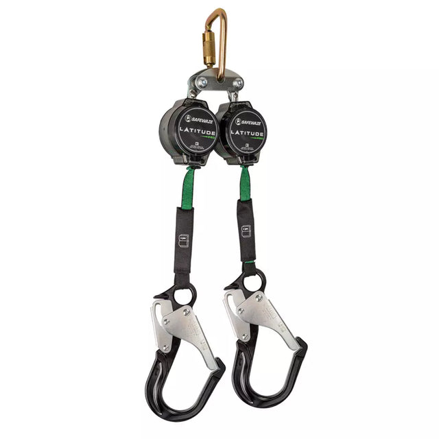 Latitude Pro 7′ Dual Web SRL-P: FS-EX313, Carabiner 018-5019 Safewaze Alu Rebar