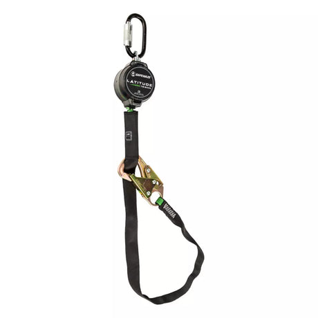 Latitude Pro Tie-Back 7' Single Web SRL-P: 40" Tie-back 018-5030 Safewaze Triple Lock Carabiner