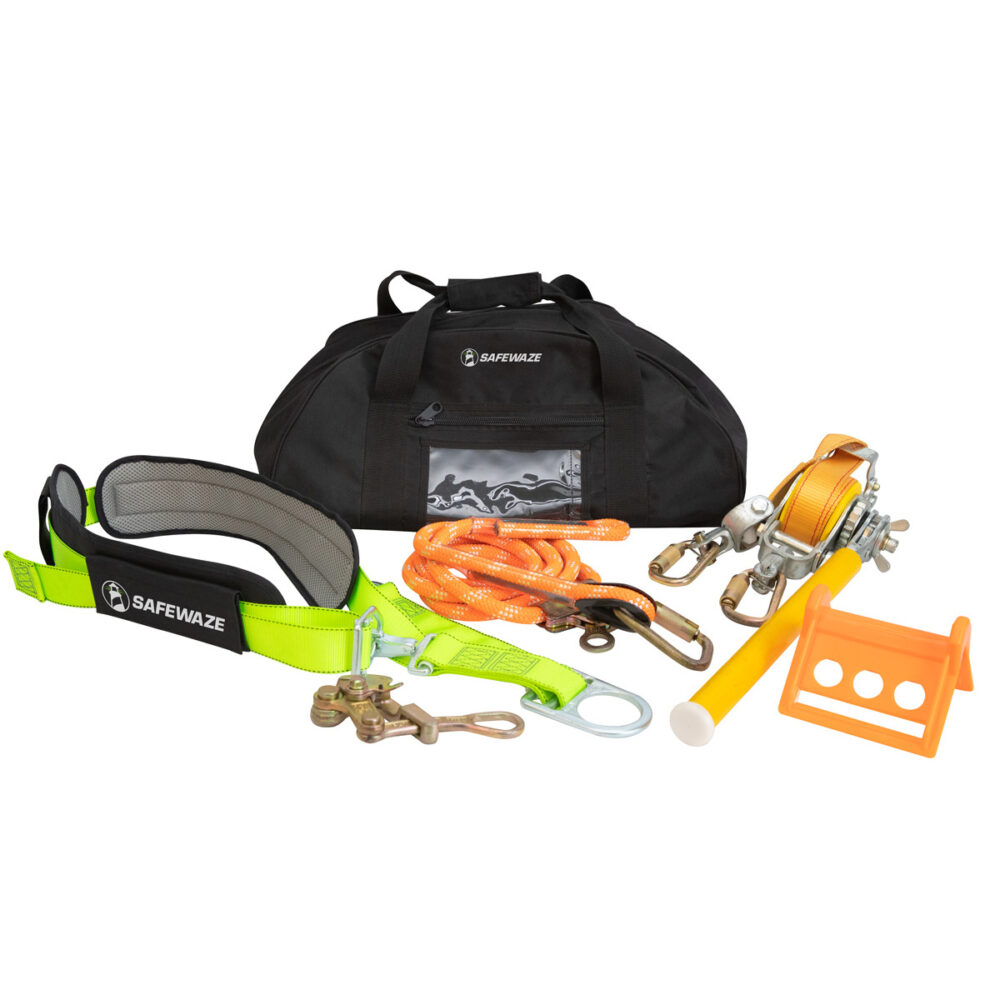 Chain Rescue Kit Rescue Assist Kit | Quick & Easy Worker Rescue | 10' Kernmantle Rope
