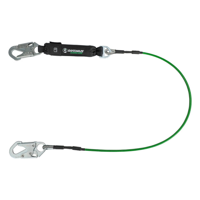 Leading Edge 6′ Energy Absorbing Lanyard: Snap Hook Safewaze