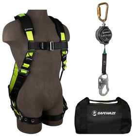 PRO Bag Combo: FS185 Harness, 018-5004 SRL, FS8125 Bag Safewaze
