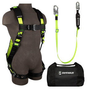 PRO Bag Combo: FS185 Harness, FS560-AJ Lanyard, FS8125 Bag Safewaze