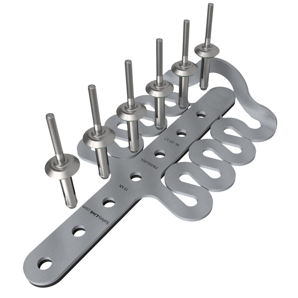 FrogLink Permanent Roof Anchor with Rivets Safewaze