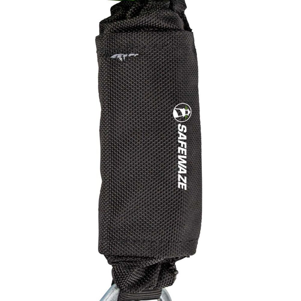 Latitude Tie-Back 6′ Dual Web SRL-P: 9013, 37″ SL Tie-Back, Alu Snap Hooks Safewaze