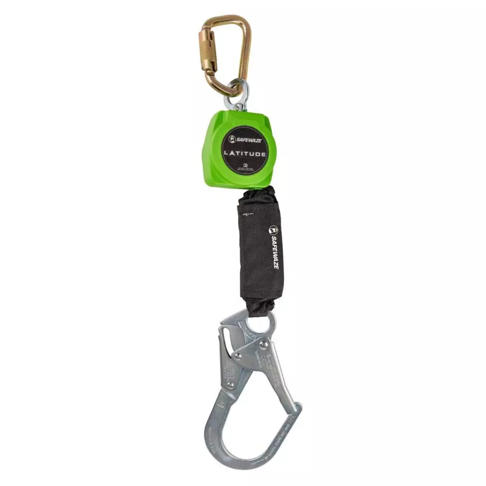 Latitude 6' Single Web SRL-P: Carabiner, Hook 019-5046 Safewaze Rebar