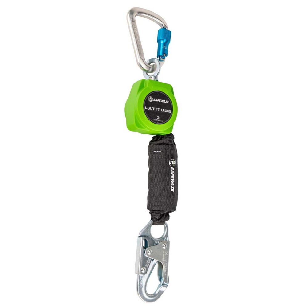 Latitude 6' Single Web SRL-P: Alu Carabiner, Hook 019-5048 Safewaze Snap