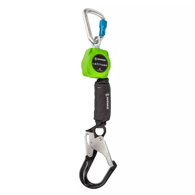 Latitude 6' Single Web SRL-P: Alu Carabiner, Hook 019-5051 Safewaze Alu Rebar