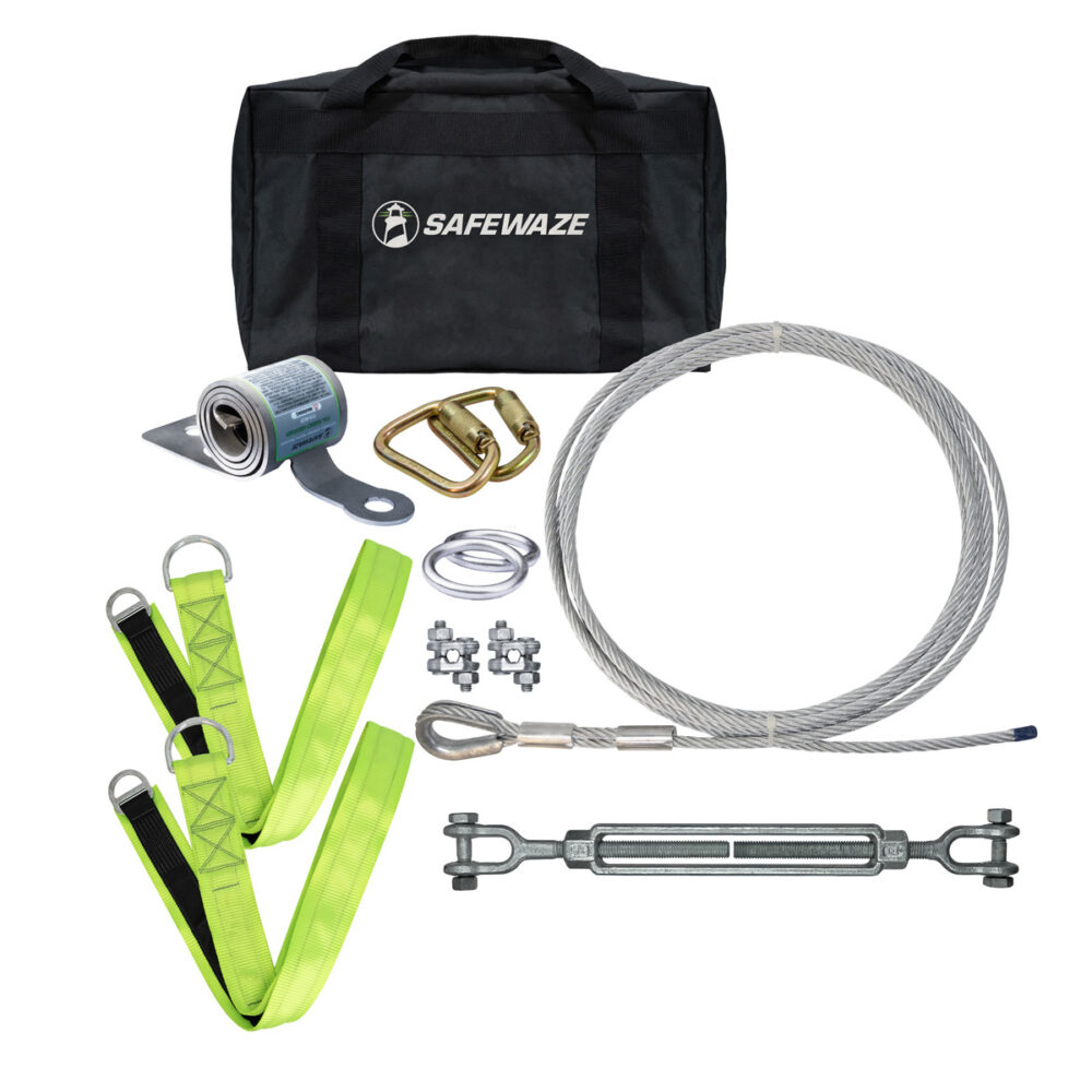 30'/60'/80'/100' Cable HLL: Cross Arm Straps Safewaze