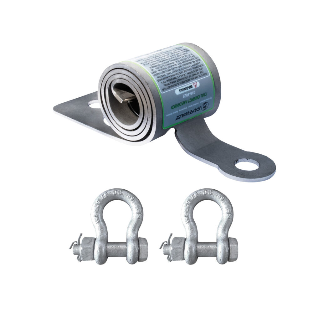 Coil Energy Absorber: Shackles Safewaze