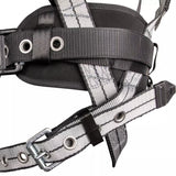 PRO+ Slate Construction Harness: Alu 3D, Alu QC Chest, Alu FD, TB Legs Safewaze