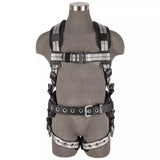 PRO+ Slate Construction Harness: Alu 1D, Alu QC Chest, TB Legs Safewaze