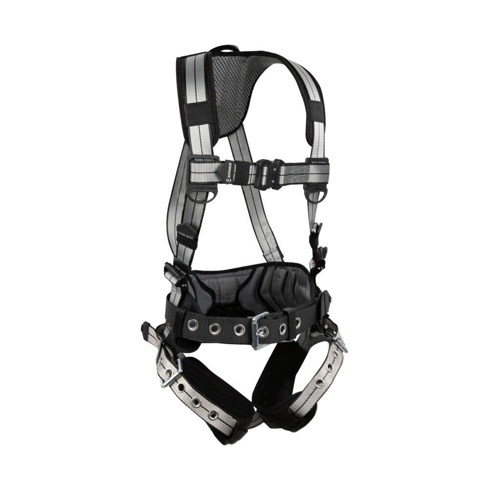 PRO+ Slate Construction Harness: Alu 1D, Alu QC Chest, TB Legs Safewaze