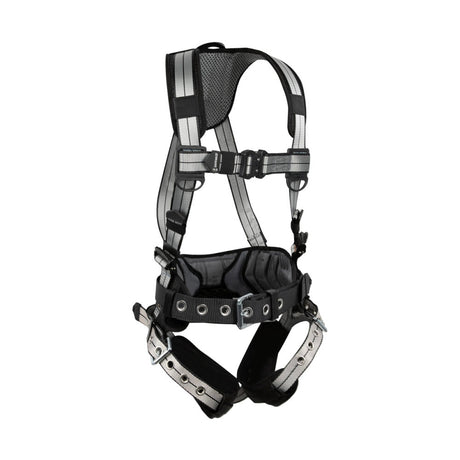 PRO+ Slate Construction Harness: Alu 1D, Alu QC Chest, TB Legs Safewaze