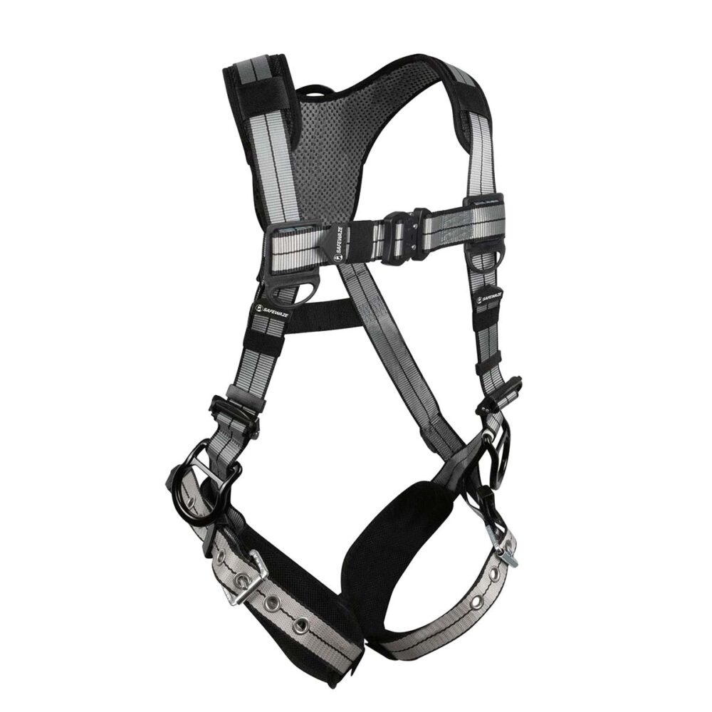 PRO+ Slate Full Body Harness: Alu 3D, Alu QC Chest, TB Legs Safewaze
