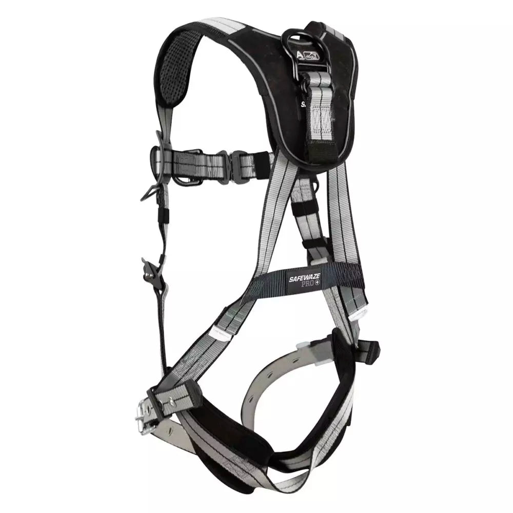 PRO+ Slate Full Body Harness: Alu 1D, Alu QC Chest, Alu FD, TB Legs Safewaze