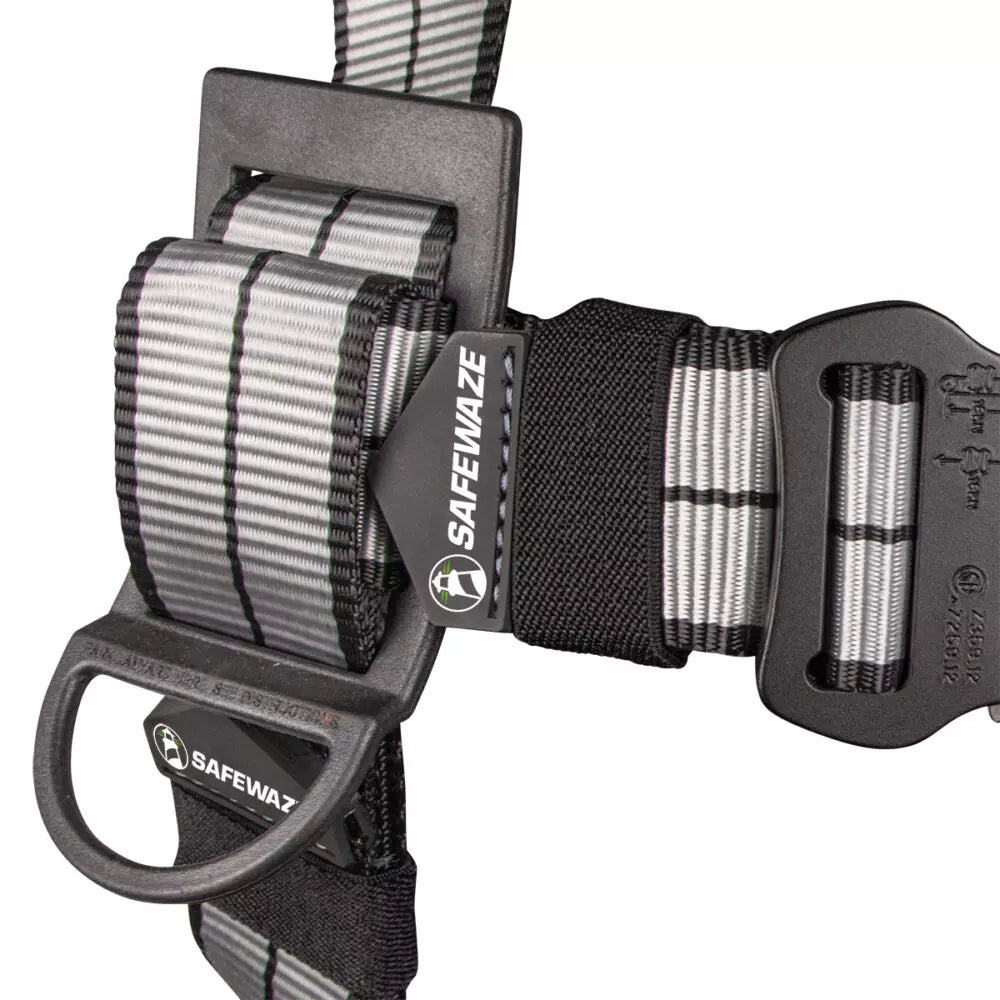 PRO+ Slate Full Body Harness: Alu 1D, Alu QC Chest, Alu FD, TB Legs Safewaze