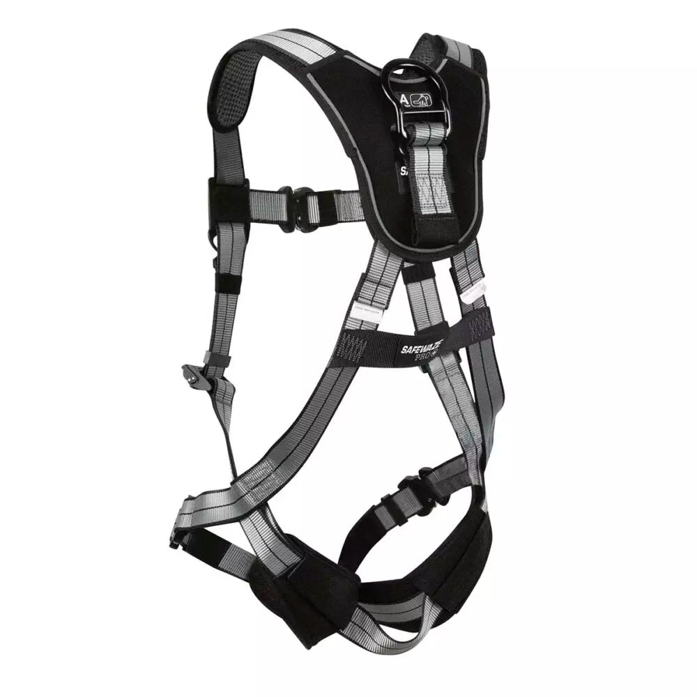 PRO+ Slate Full Body Harness: Alu 1D, Alu QC Chest/Legs Safewaze