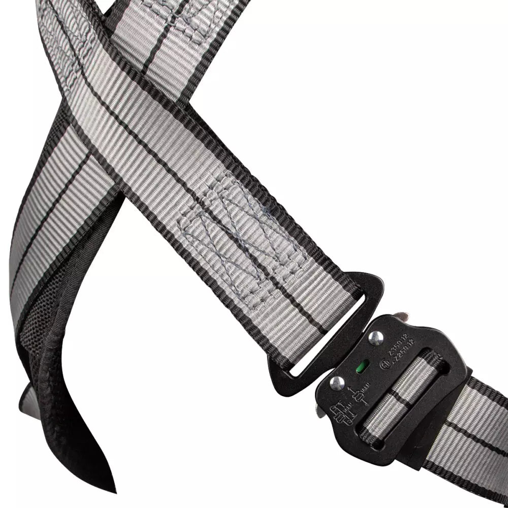 PRO+ Slate Full Body Harness: Alu 1D, Alu QC Chest/Legs, Trauma Relief Safewaze