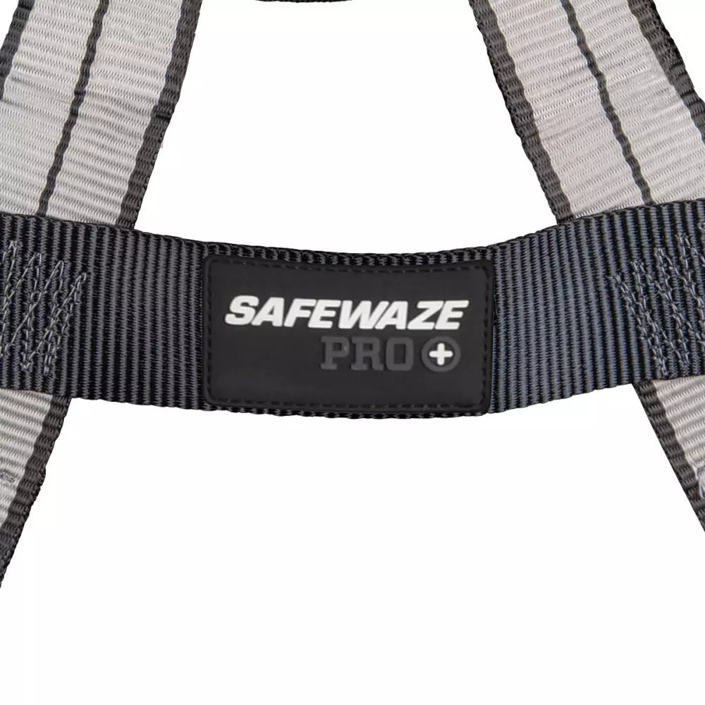 PRO+ Slate Full Body Harness: Alu 1D, Alu QC Chest/Legs, Trauma Relief Safewaze